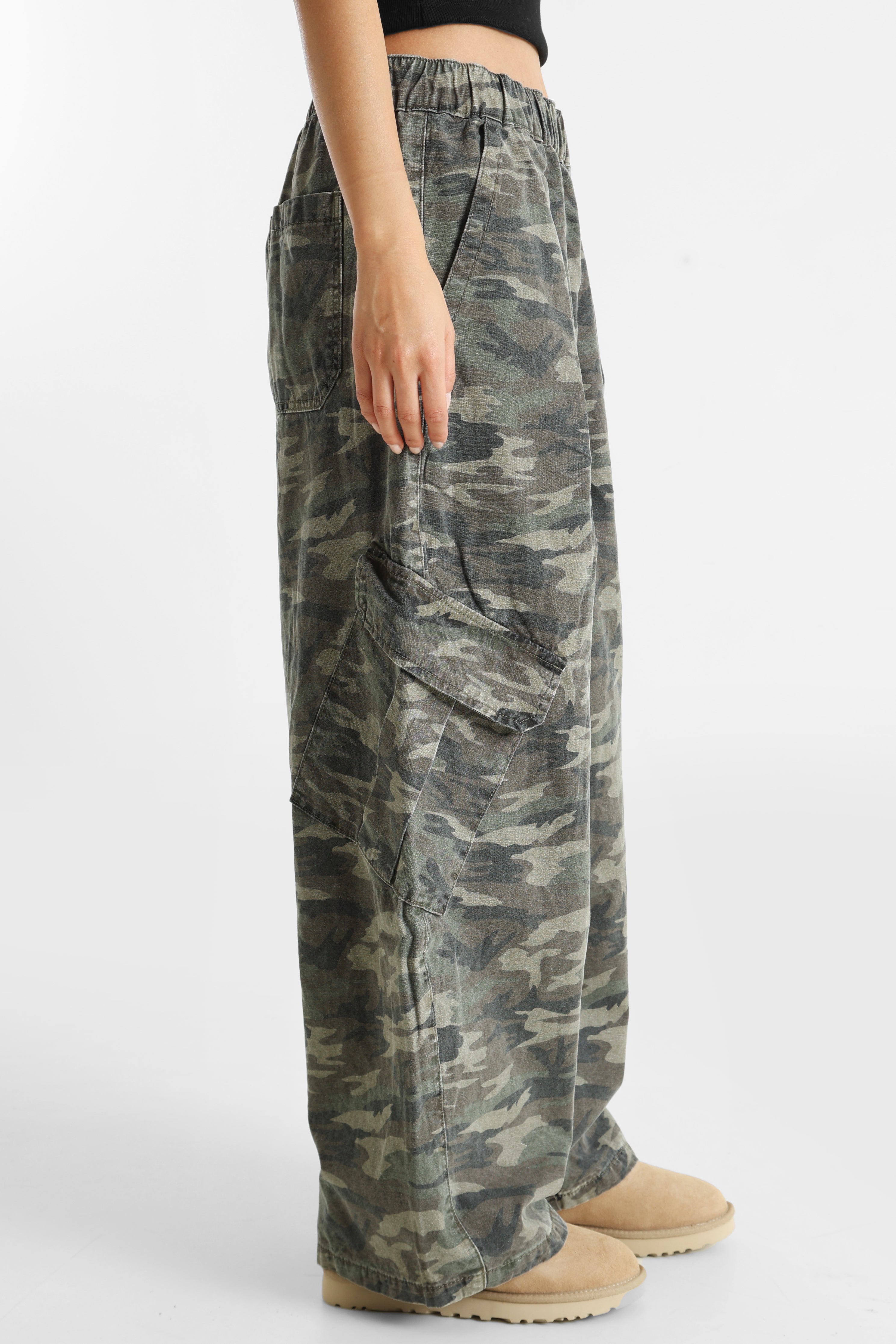 Cargohose - Camouflage