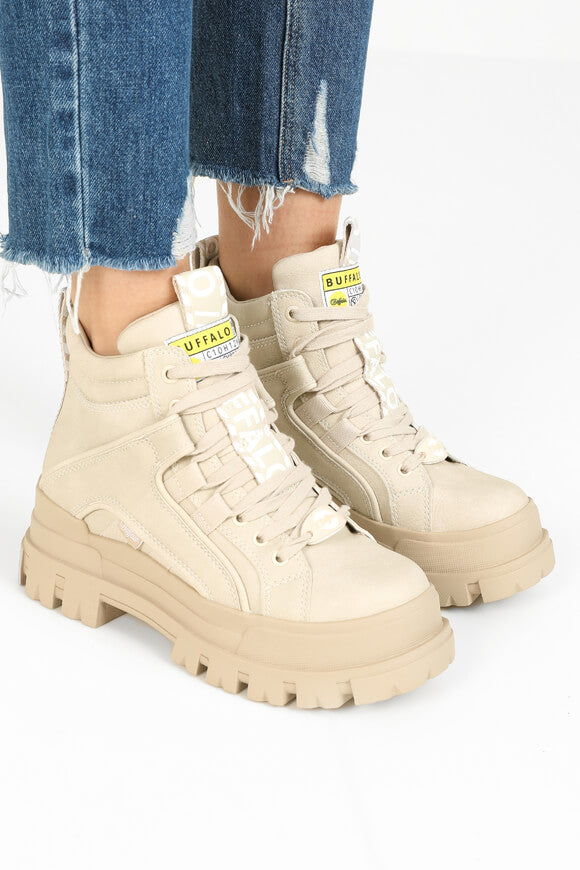 Stivaletto invernale con plateau Aspha NC - beige