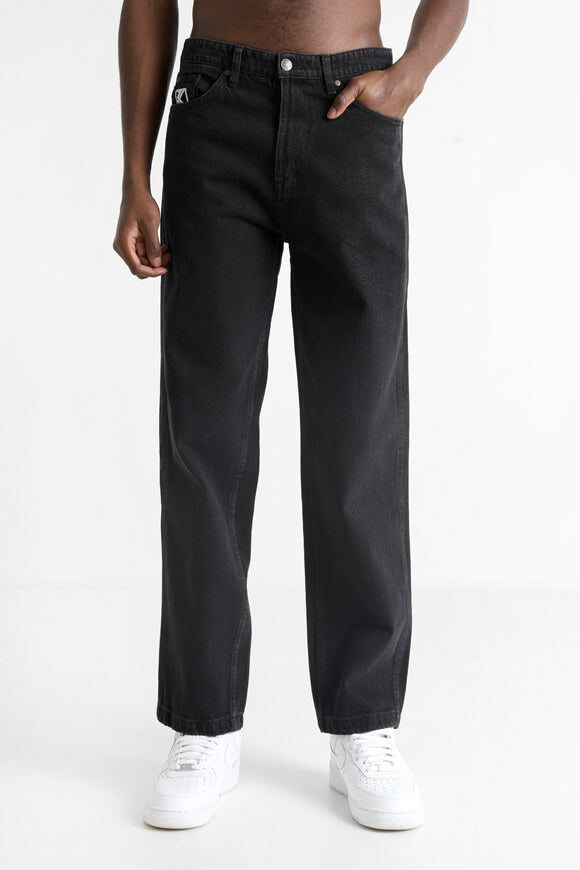 Small Signature Baggy Fit Jeans - Vintage Black