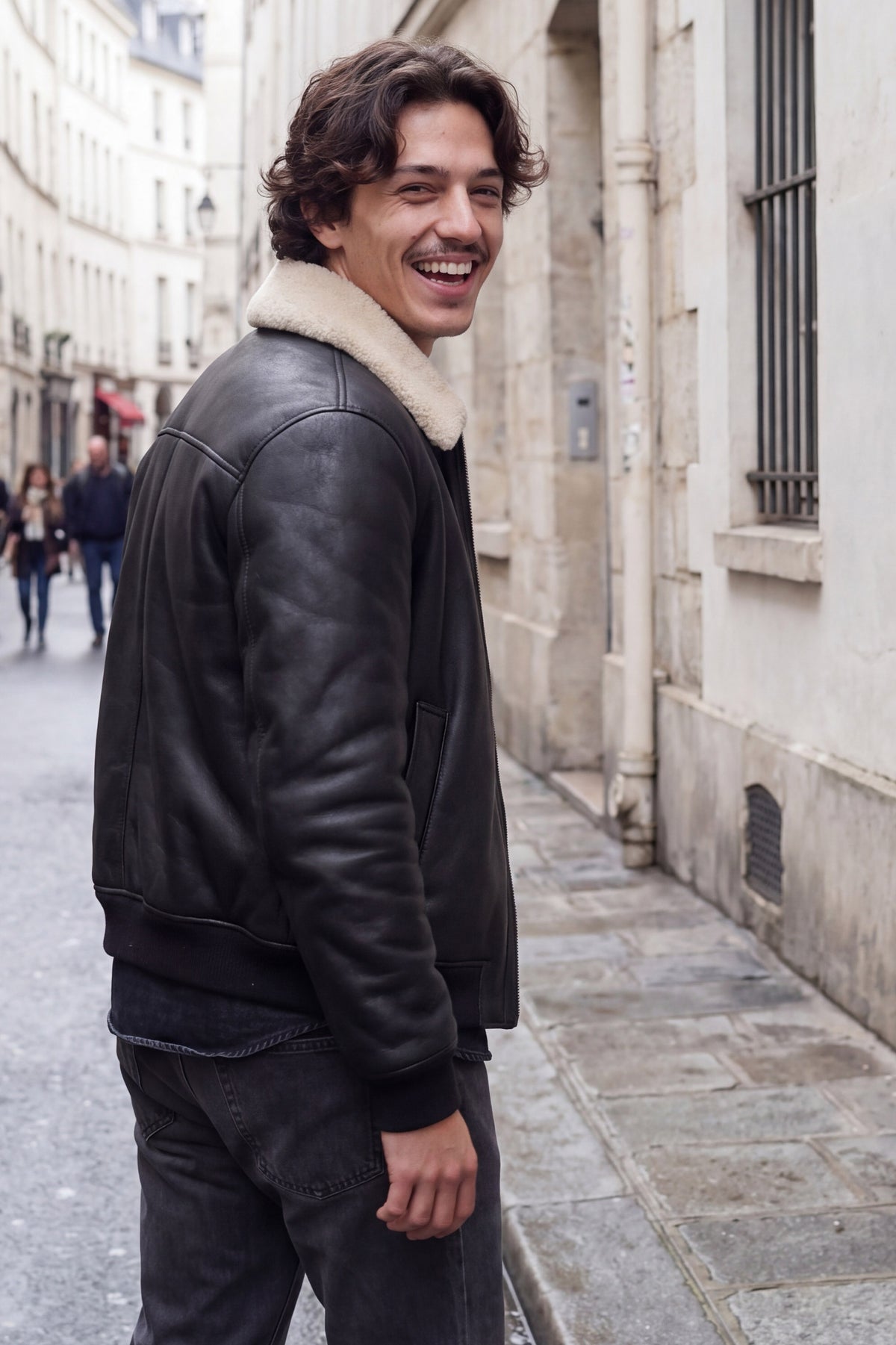 JPRBLULUKE giacca bomber foderata - Black