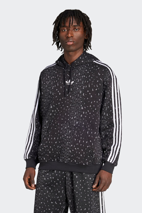 Felpa con cappuccio - Nero