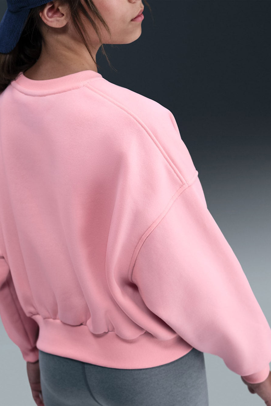 Sportswear Club Fleece Oversize Sweatshirt - Medium Soft Pink