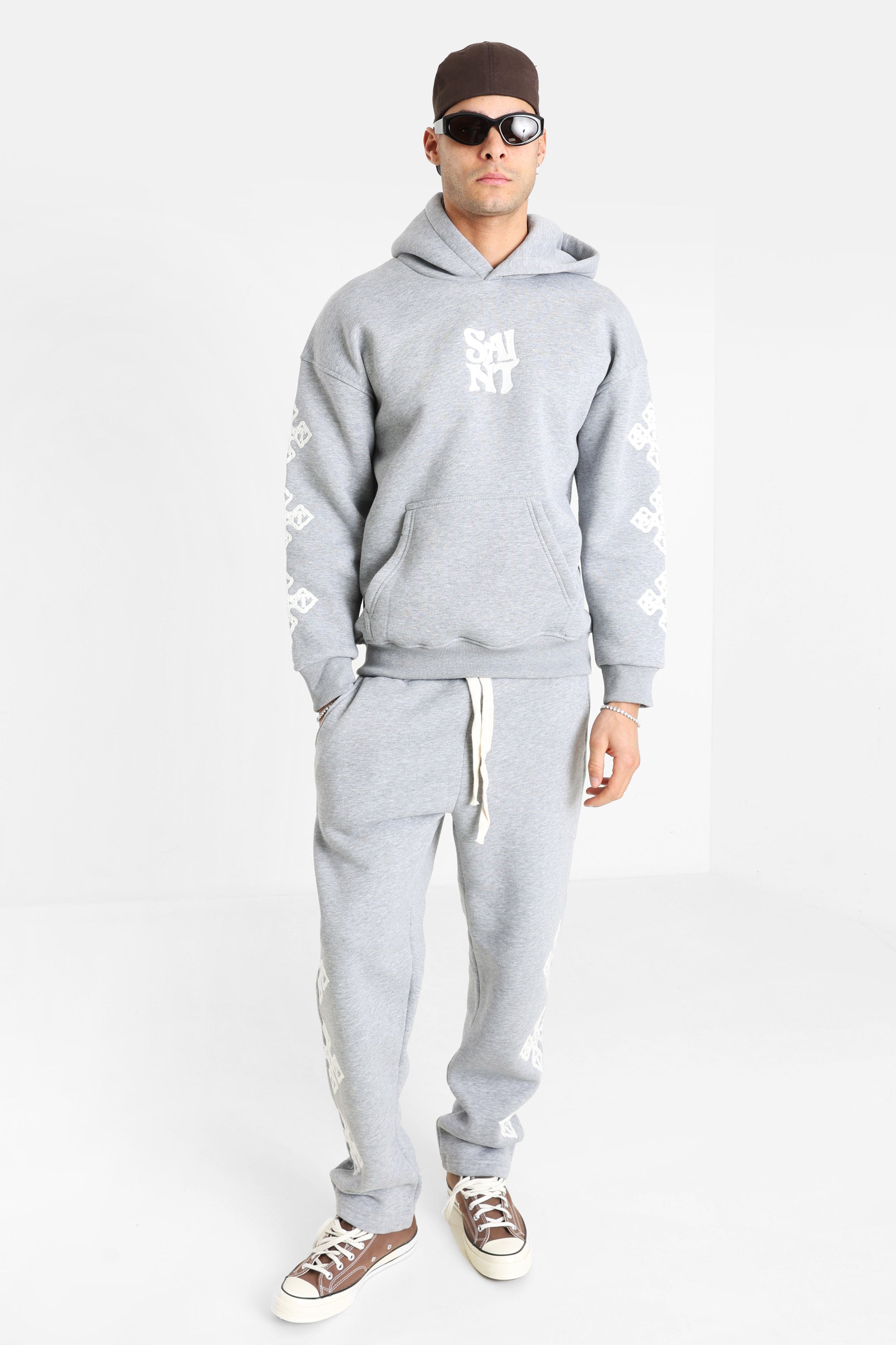 Kapuzensweatshirt - Grey