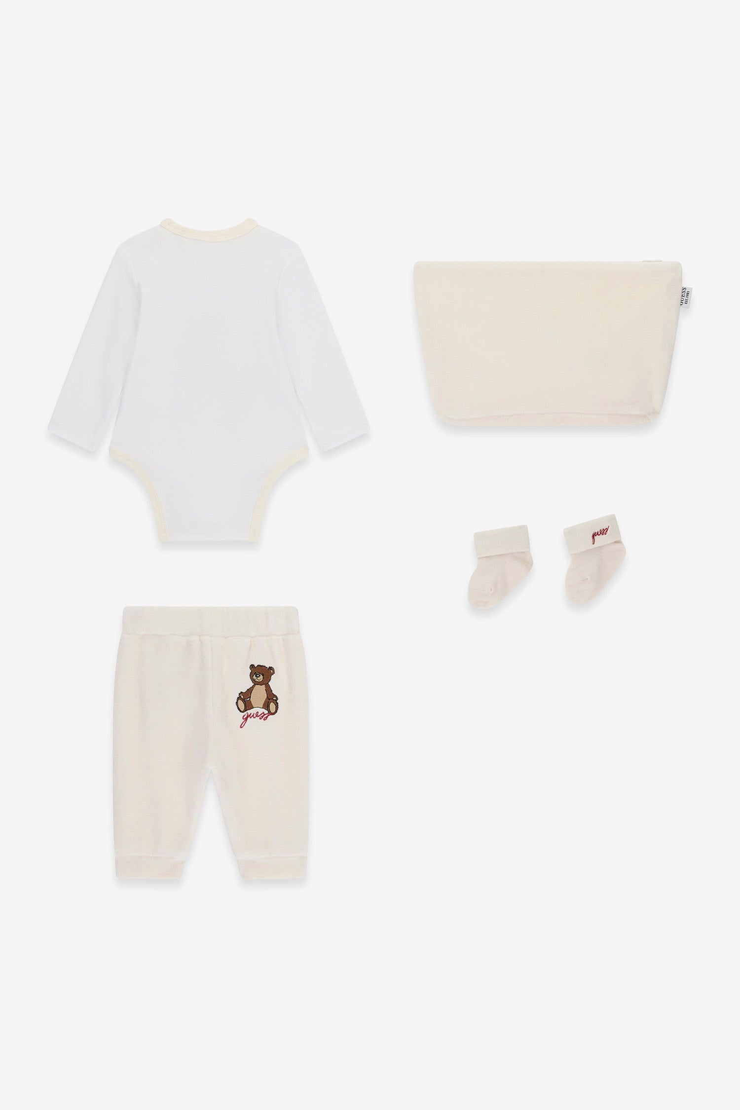 Baby-Set - Cream + White