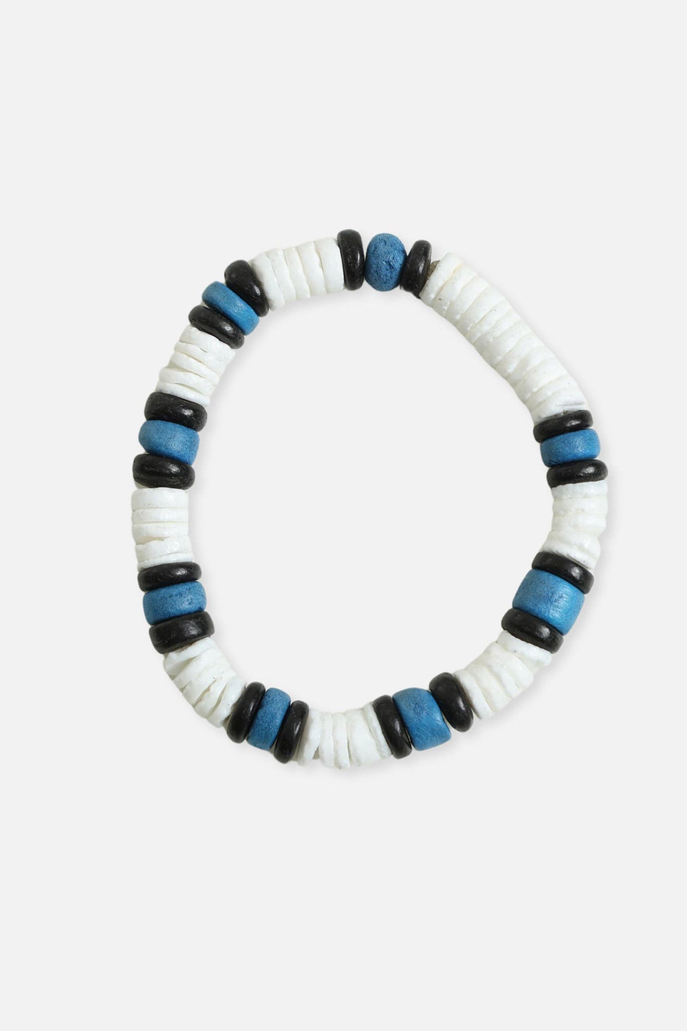 Armband - White + Black + Blue