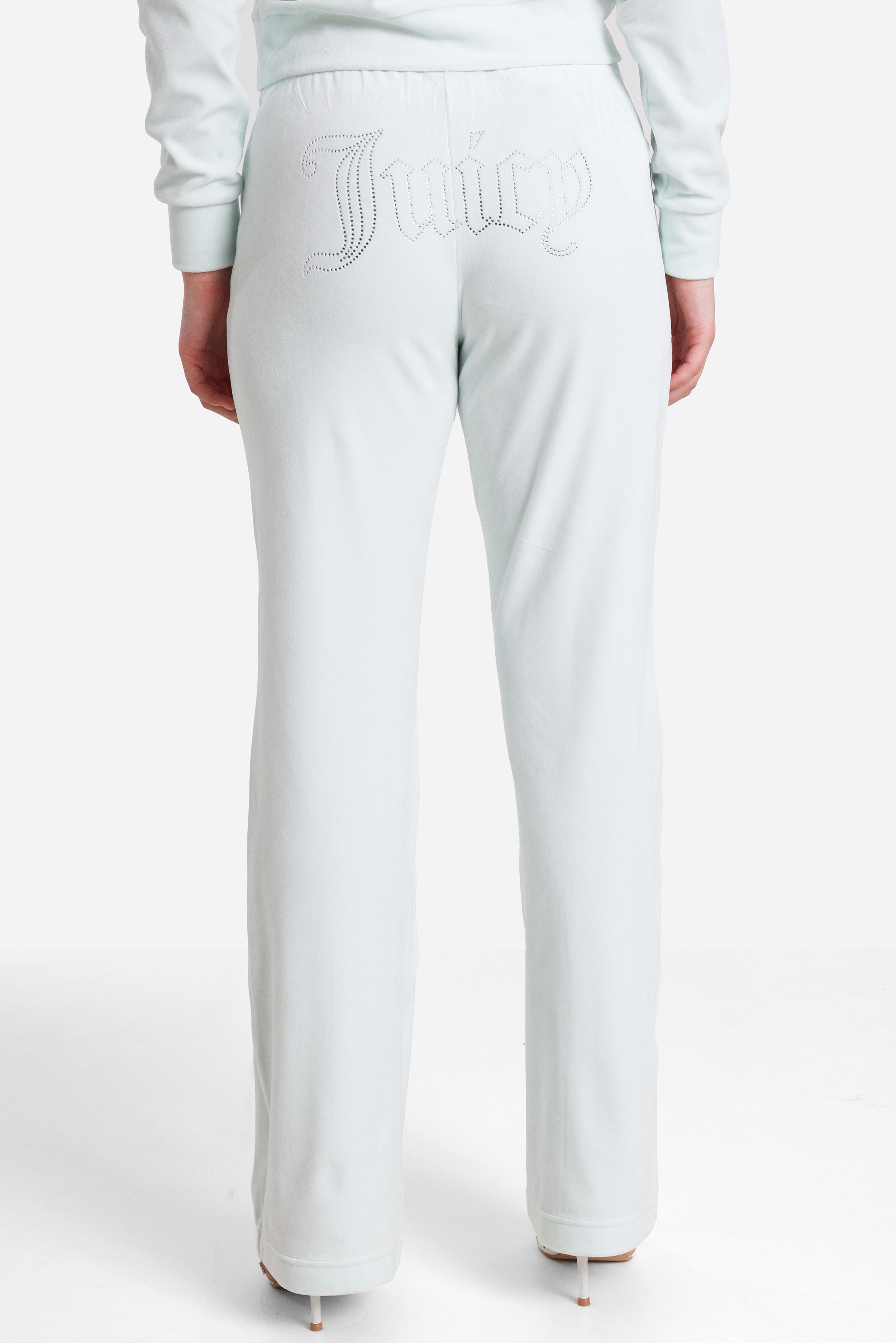 Tina Samt Hose - Morning Mist