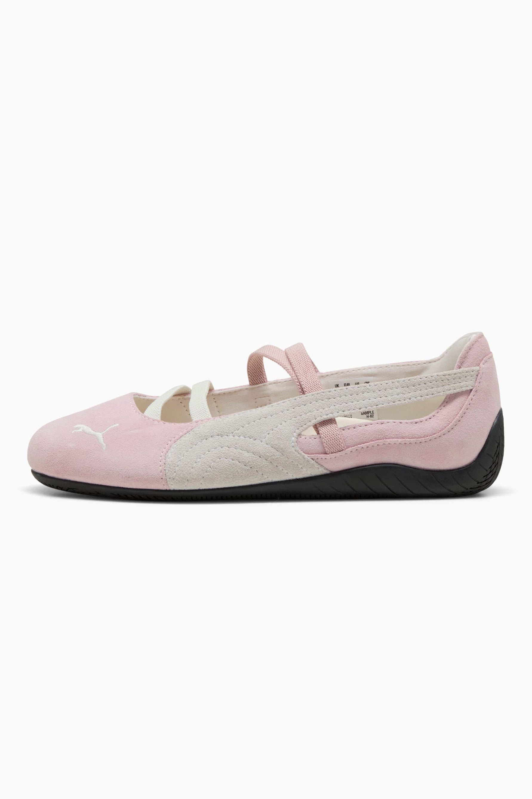 Speedcat Wildleder Ballerina - Whisp Of Pink + White