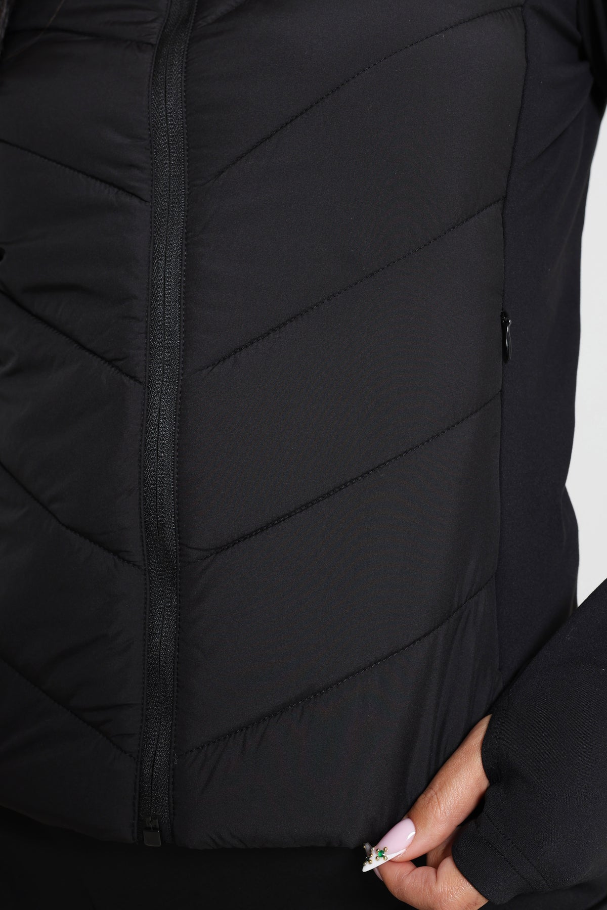 Leichte Gesteppte Jacke - Jet Black