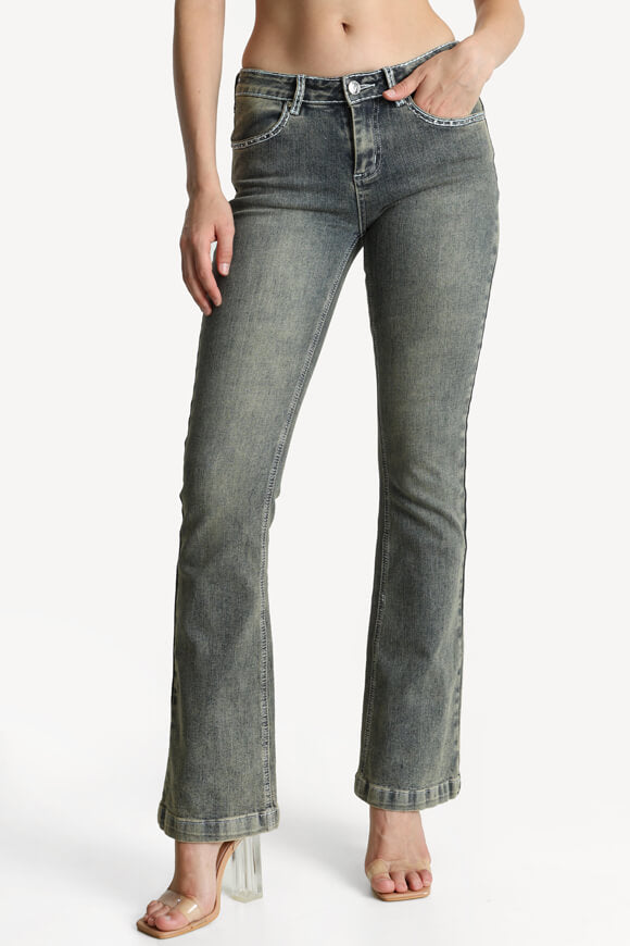 Jeans flare - bleu usé