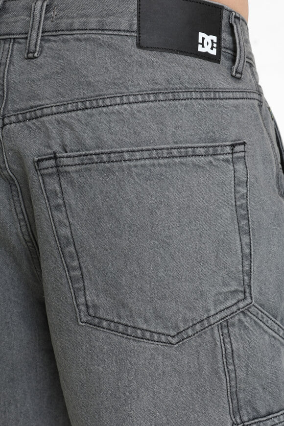Carpenter Baggy Fit Jeansshorts - Medium Grey Denim