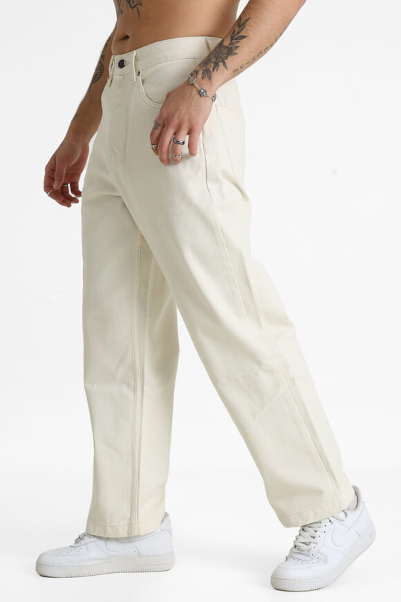 Worker Baggy Fit Jeans - Oatmeal Overdye