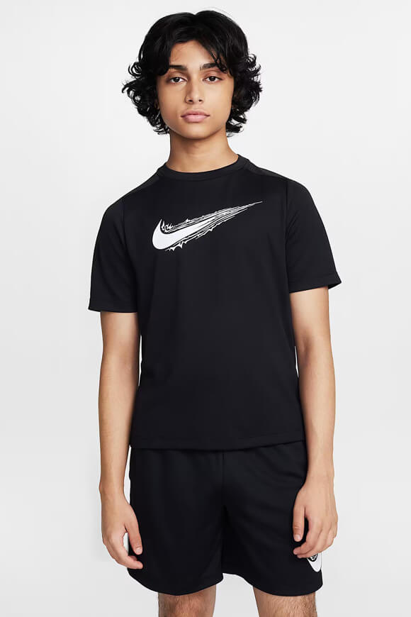 Mesh T-Shirt - Black + White