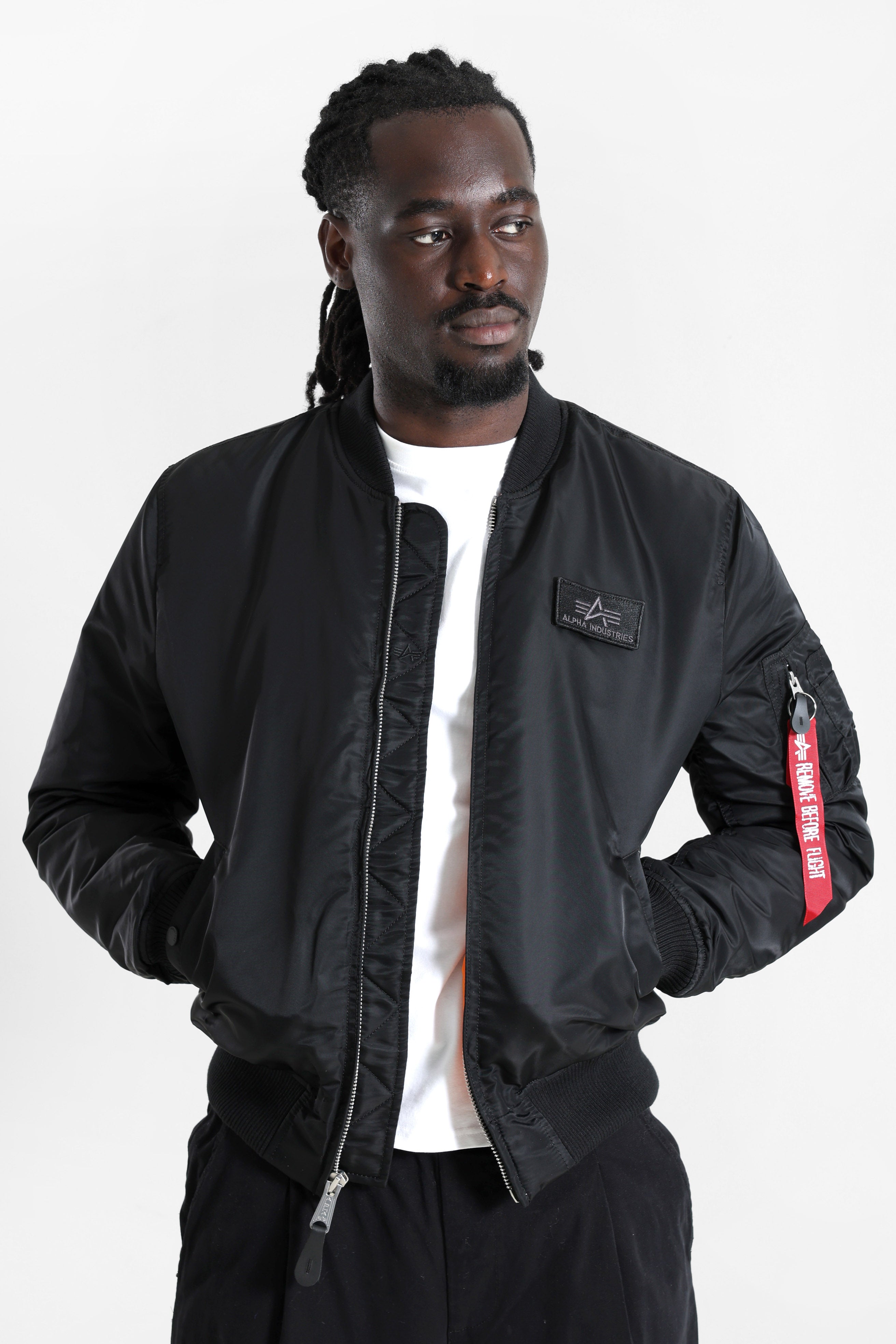 Veste bomber ouatée - Black