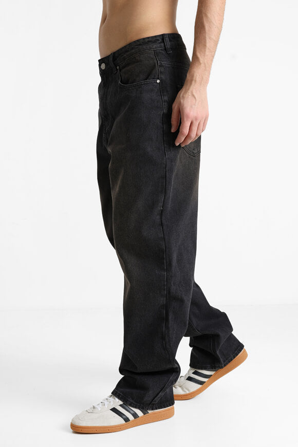 Straight fit jeans - black