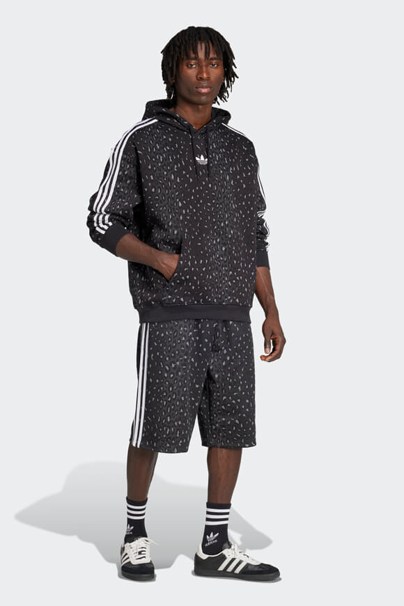 Felpa con cappuccio - Nero