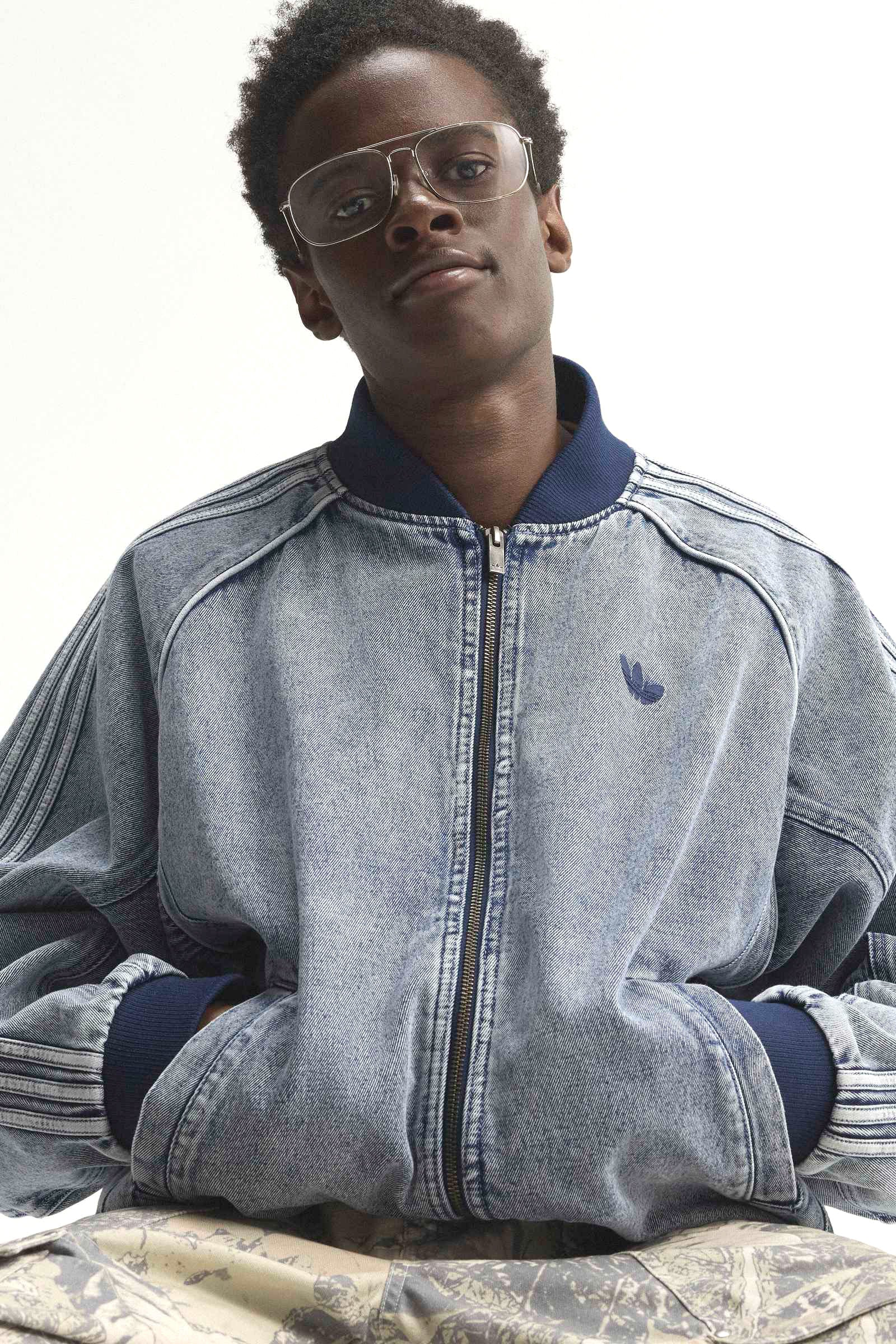 Veste ample en jean - Light Indigo