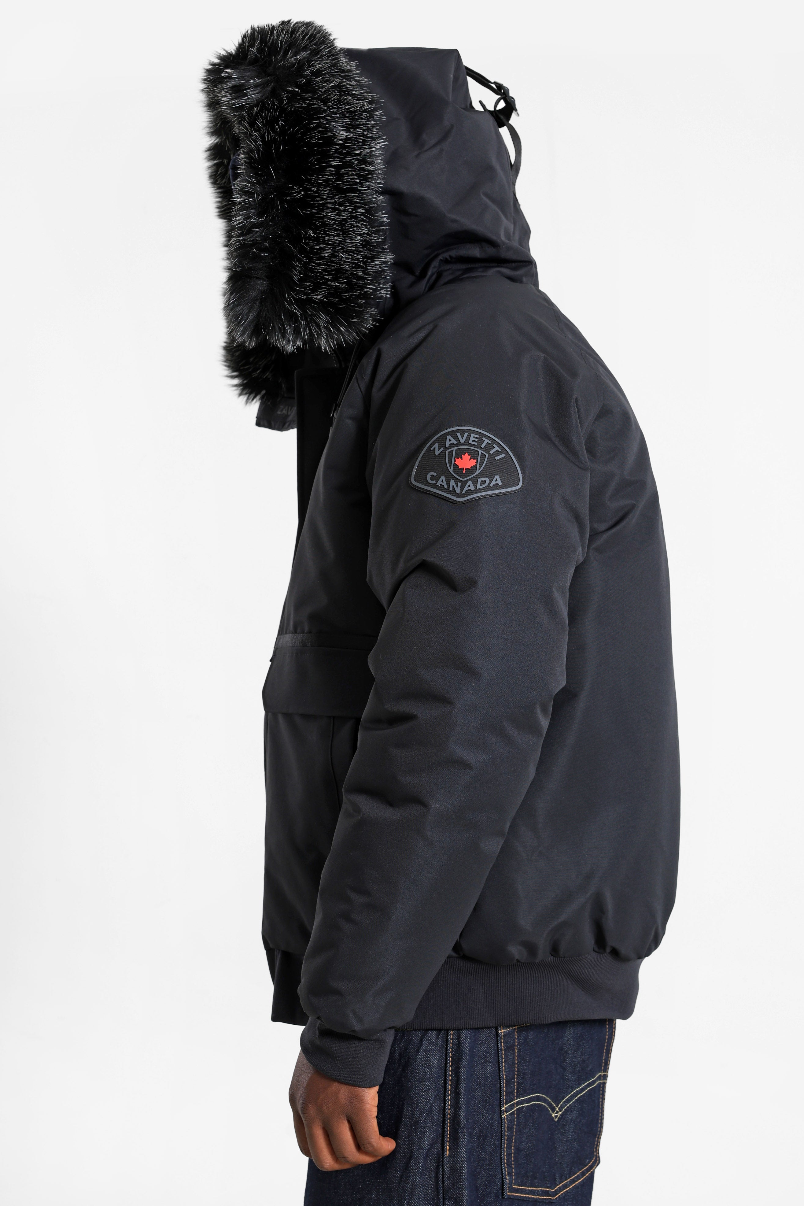 Abelli 3.0 Wattierte Bomberjacke - Black