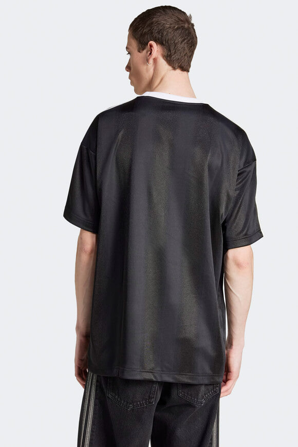T-shirt in jersey jacquard - Black