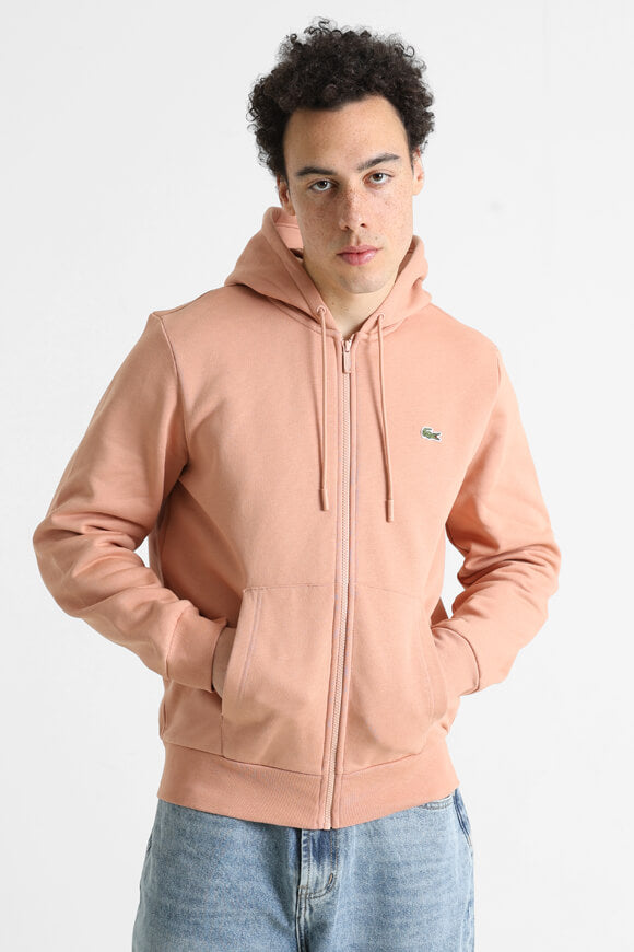 Kapuzensweatjacke - Light Salmon