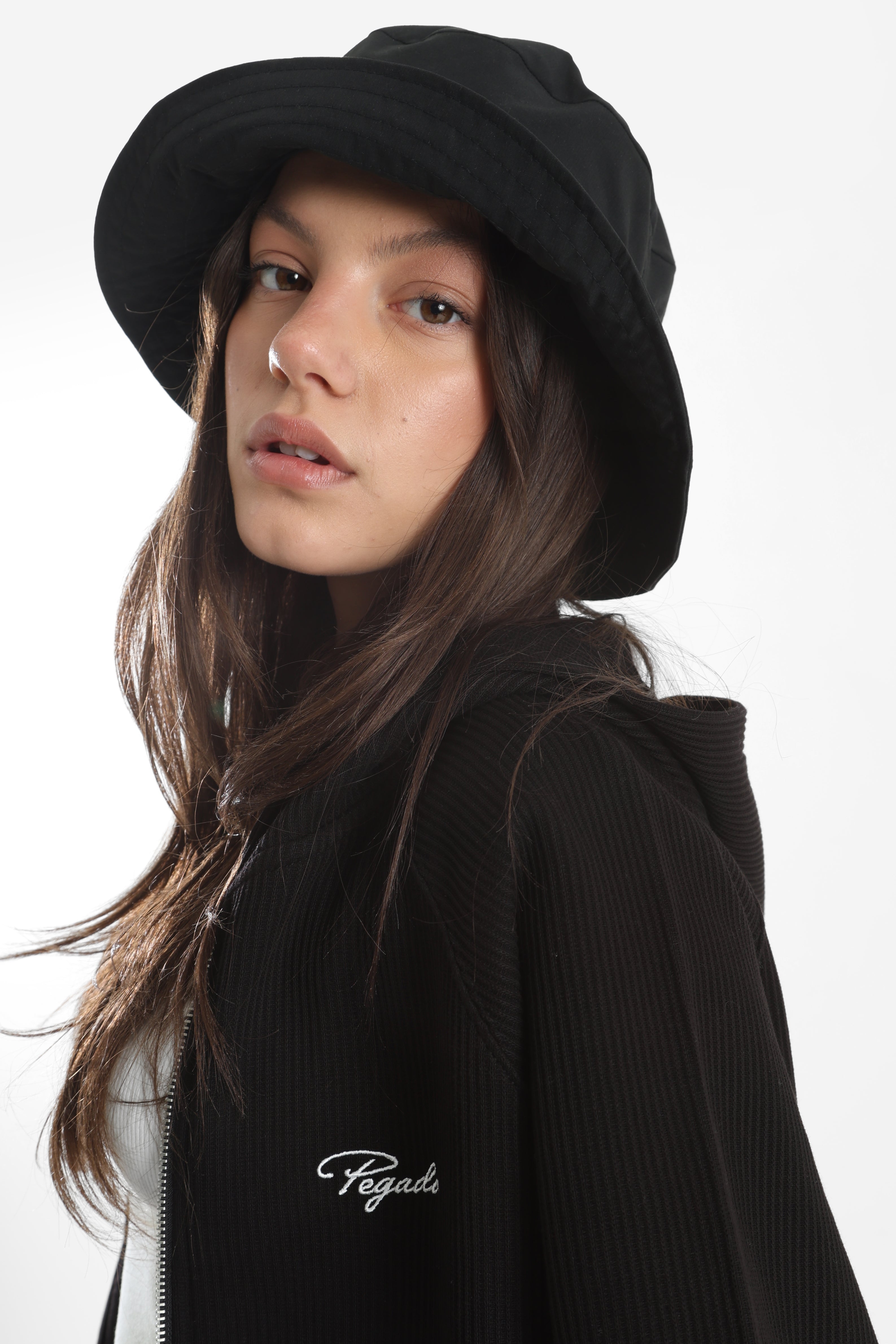 Strukturierte Trainingsjacke - Washed Black