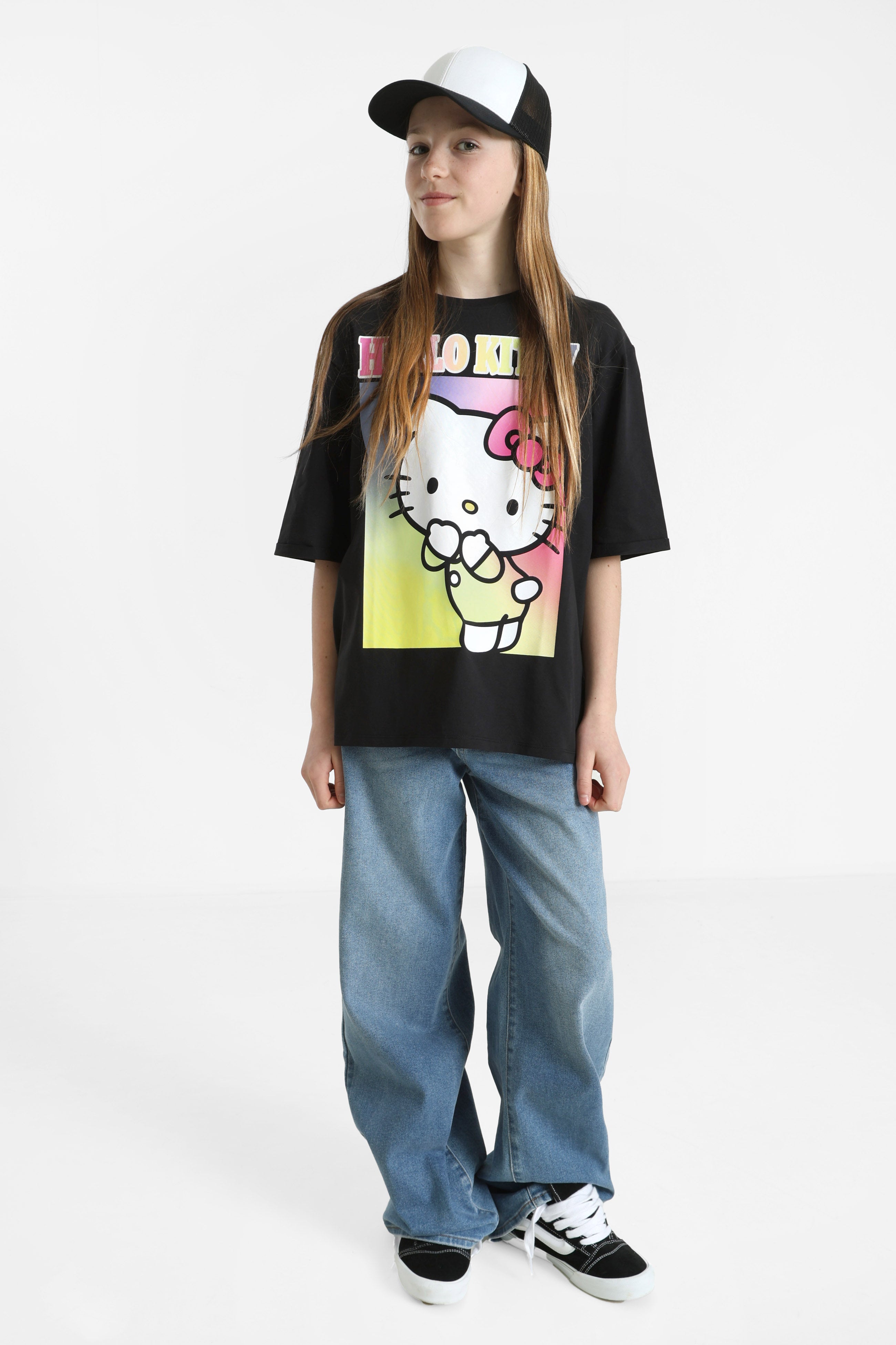 NKFFORMA Oversize T-Shirt  - Black