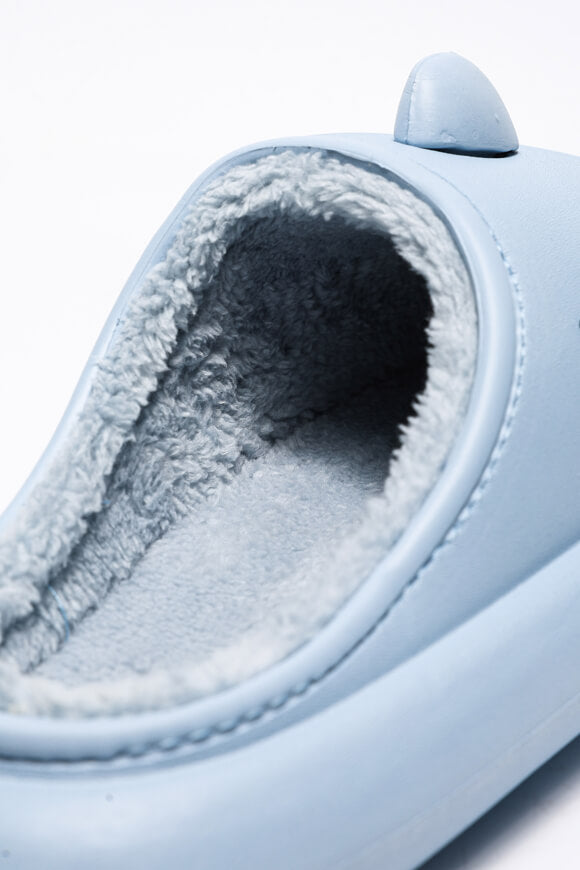 Pantoufles fourrées - Bleu clair