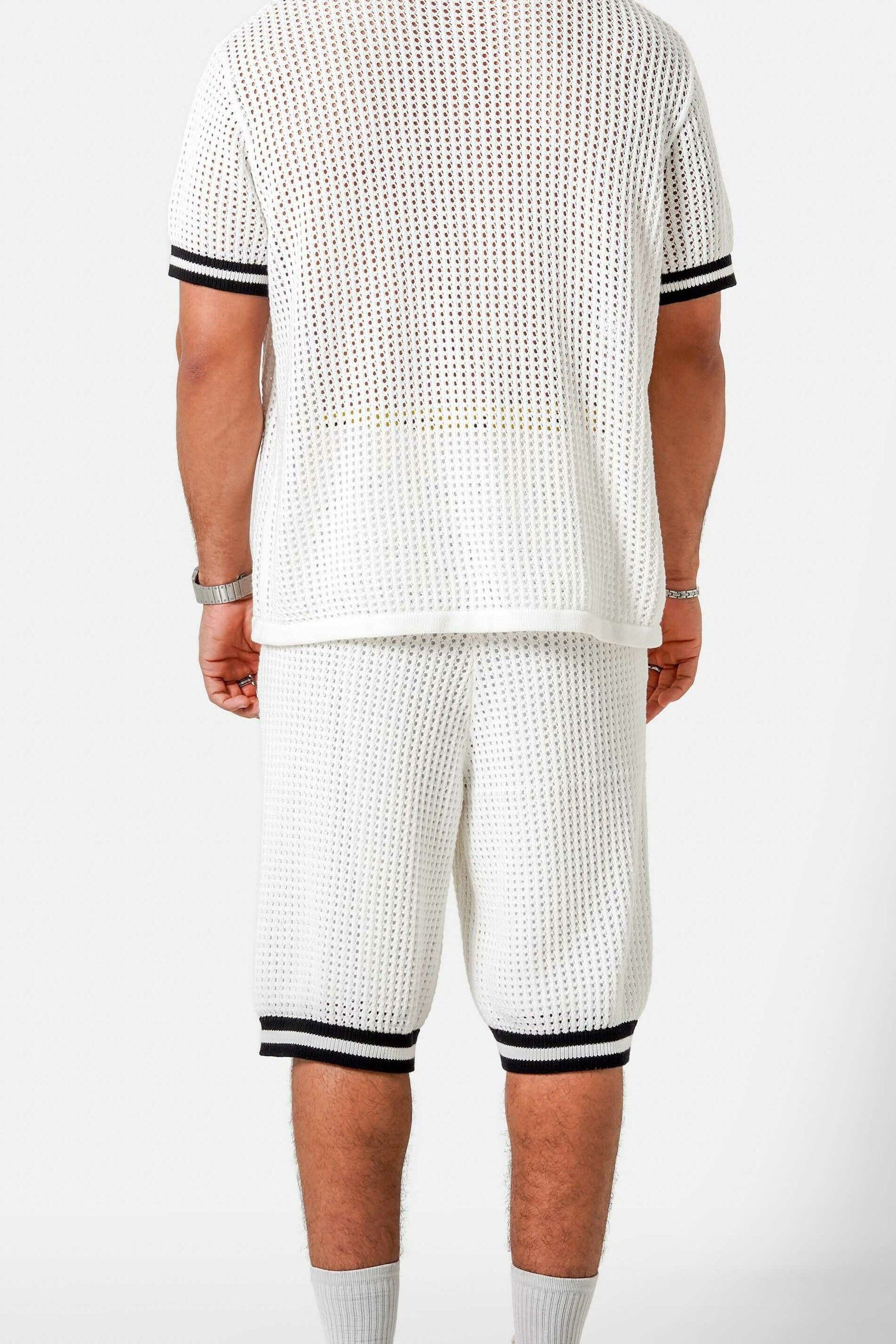 Häkelshorts - White +  Black