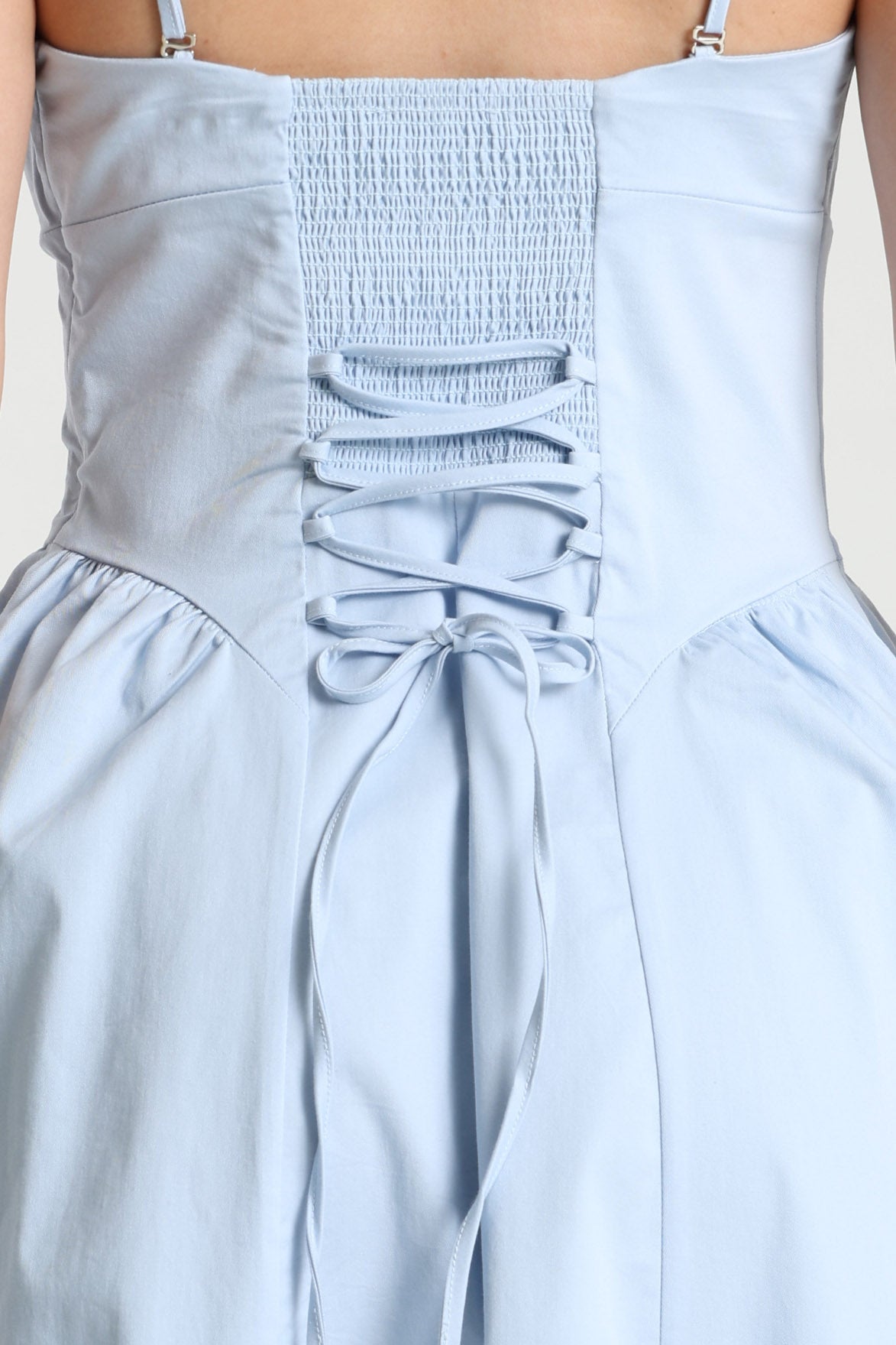 Abito midi - Bleu clair