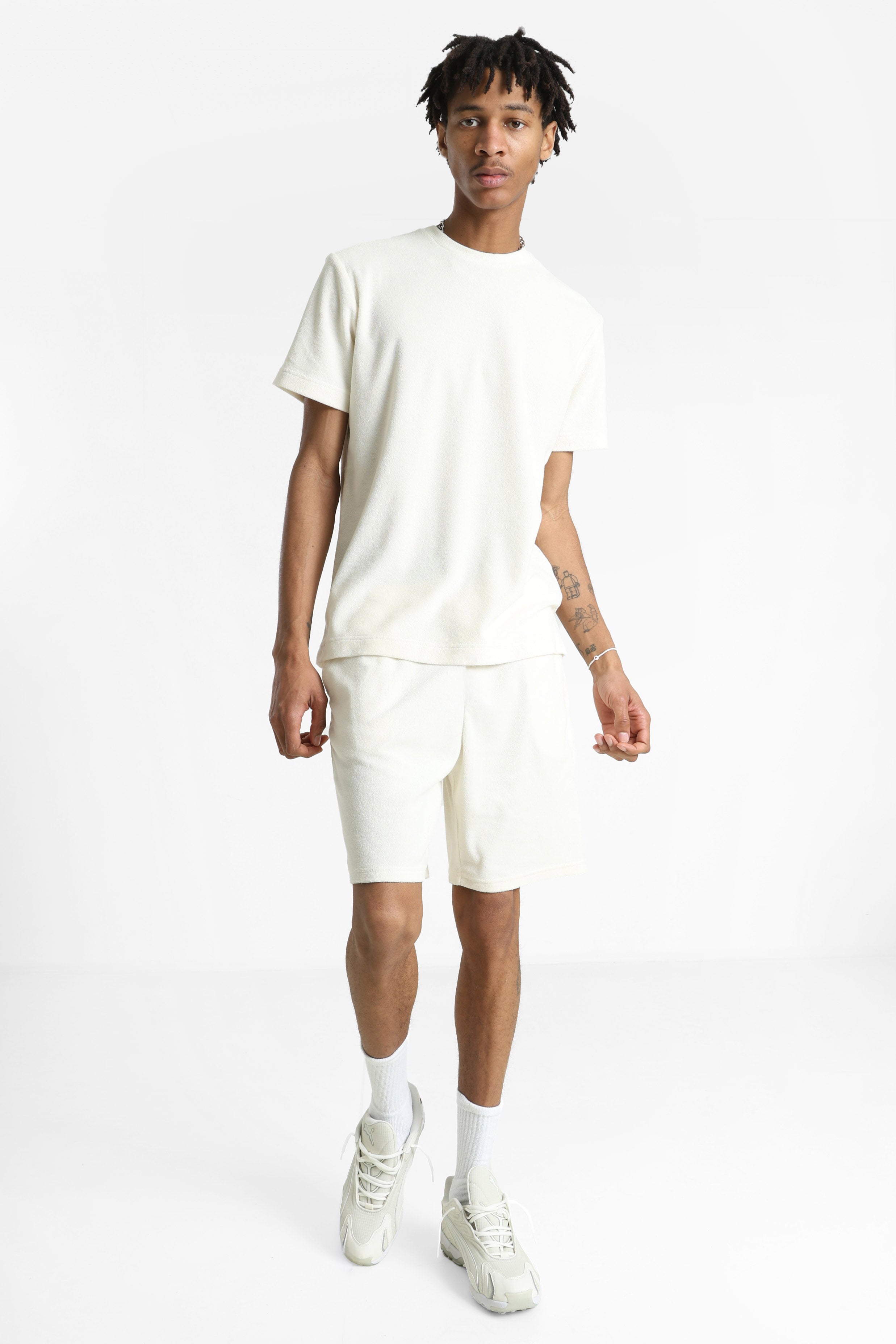 ONSTELLA Frottee T-Shirt - Egret