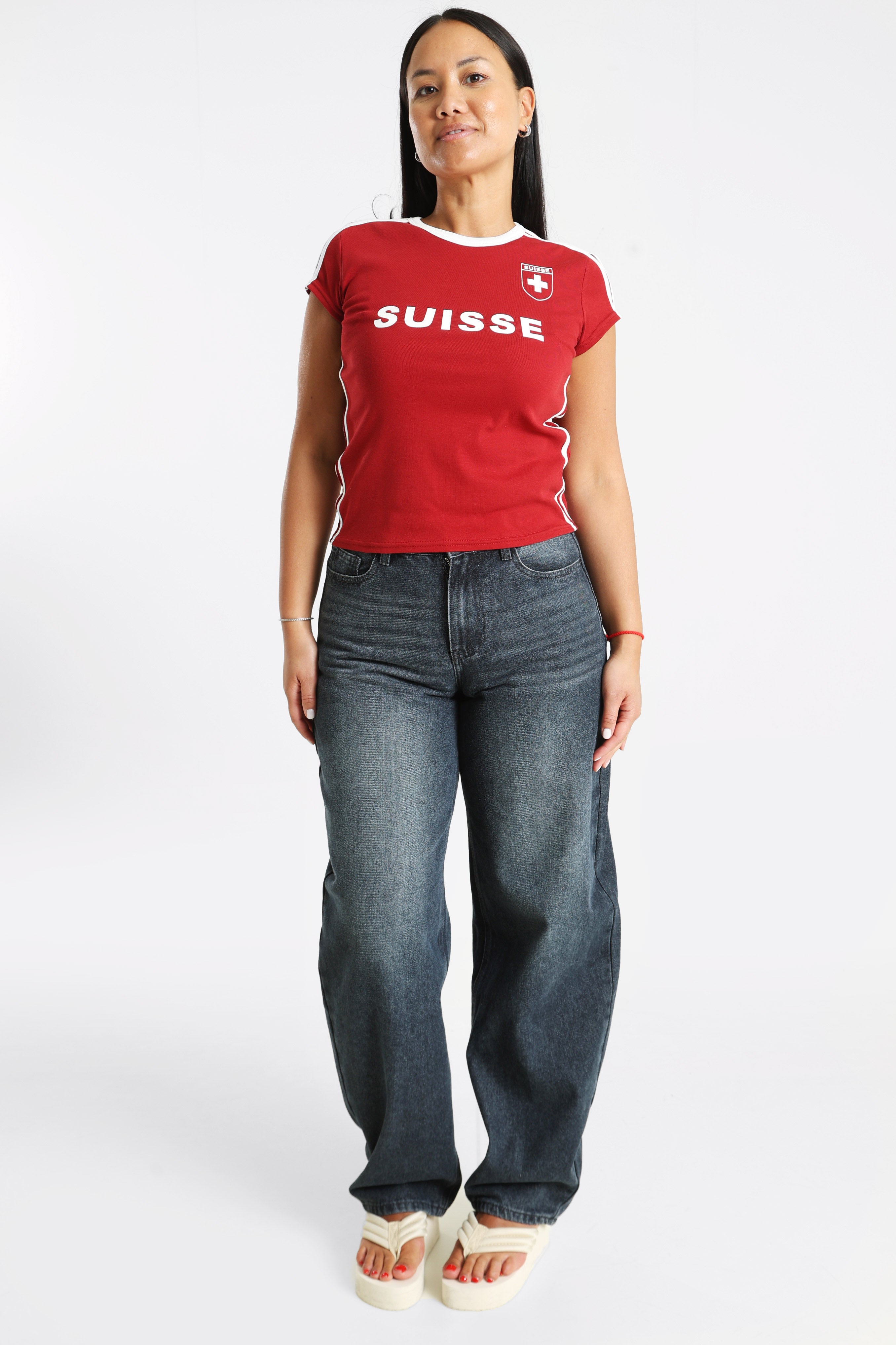 Suisse t-shirt - Rouge