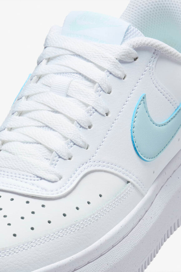 Court Vision Alta Sneaker - White + Glacier Blue