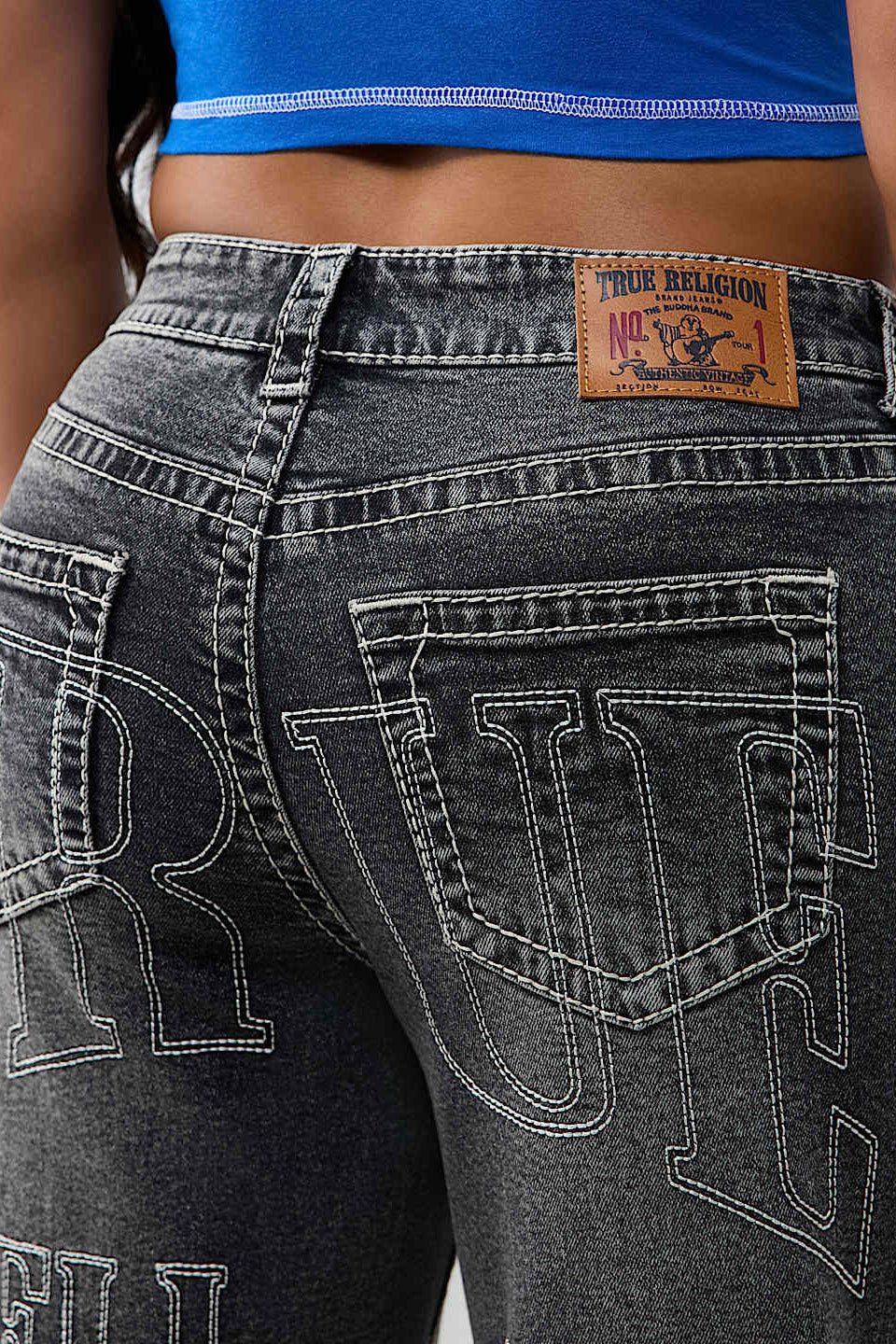 Jeans Bobbi a vestibilità larga - Meadow Ash