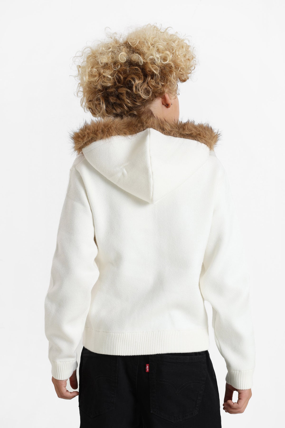 Jaquette en tricot - Ecru