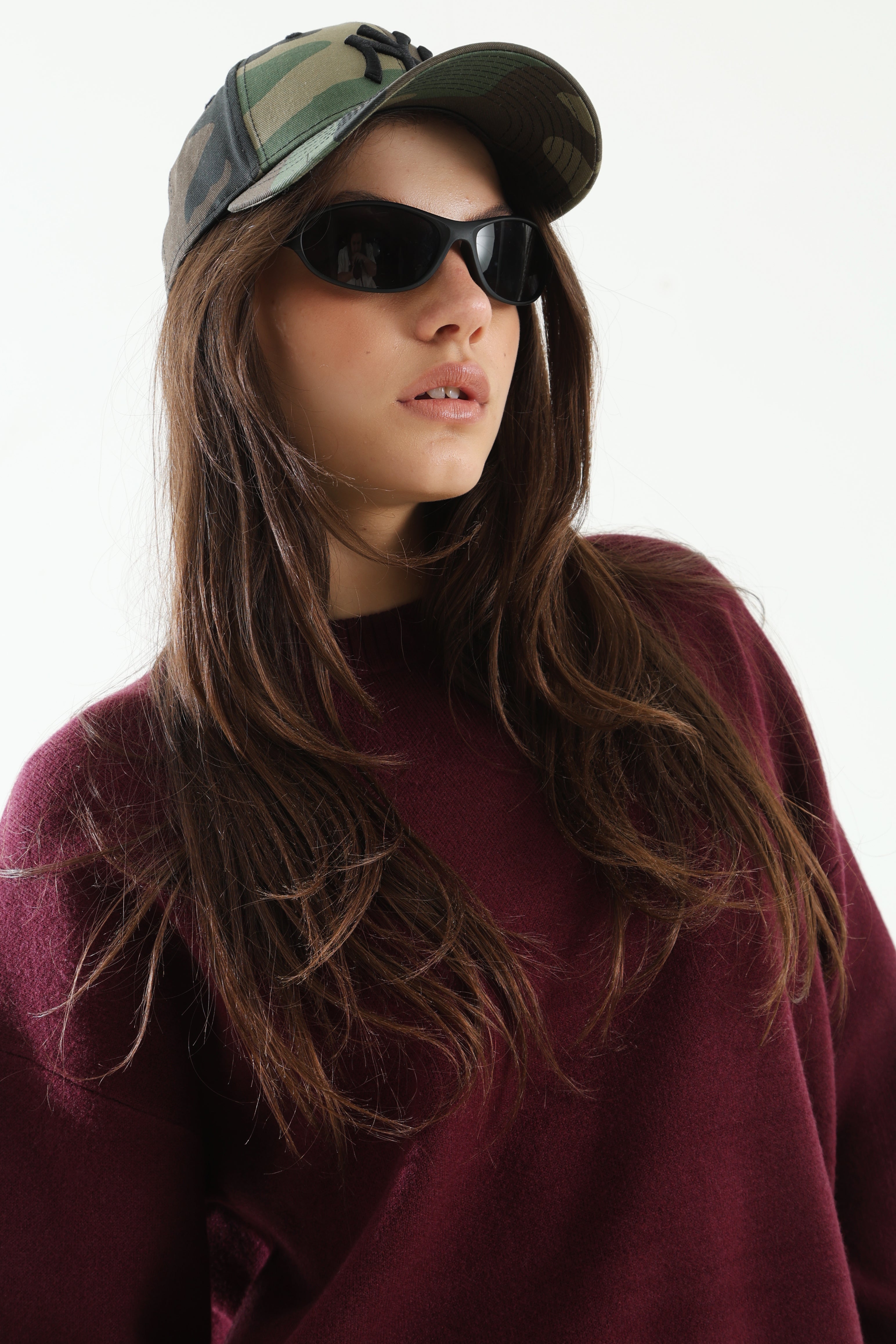 Pull en tricot - Bordeaux