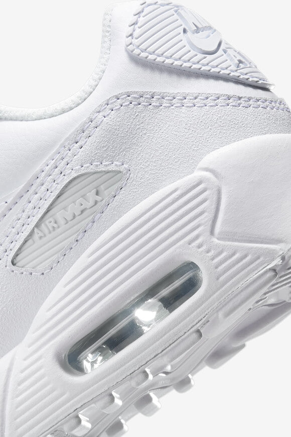 Air Max 90 Sneaker - White + Metallic Silver