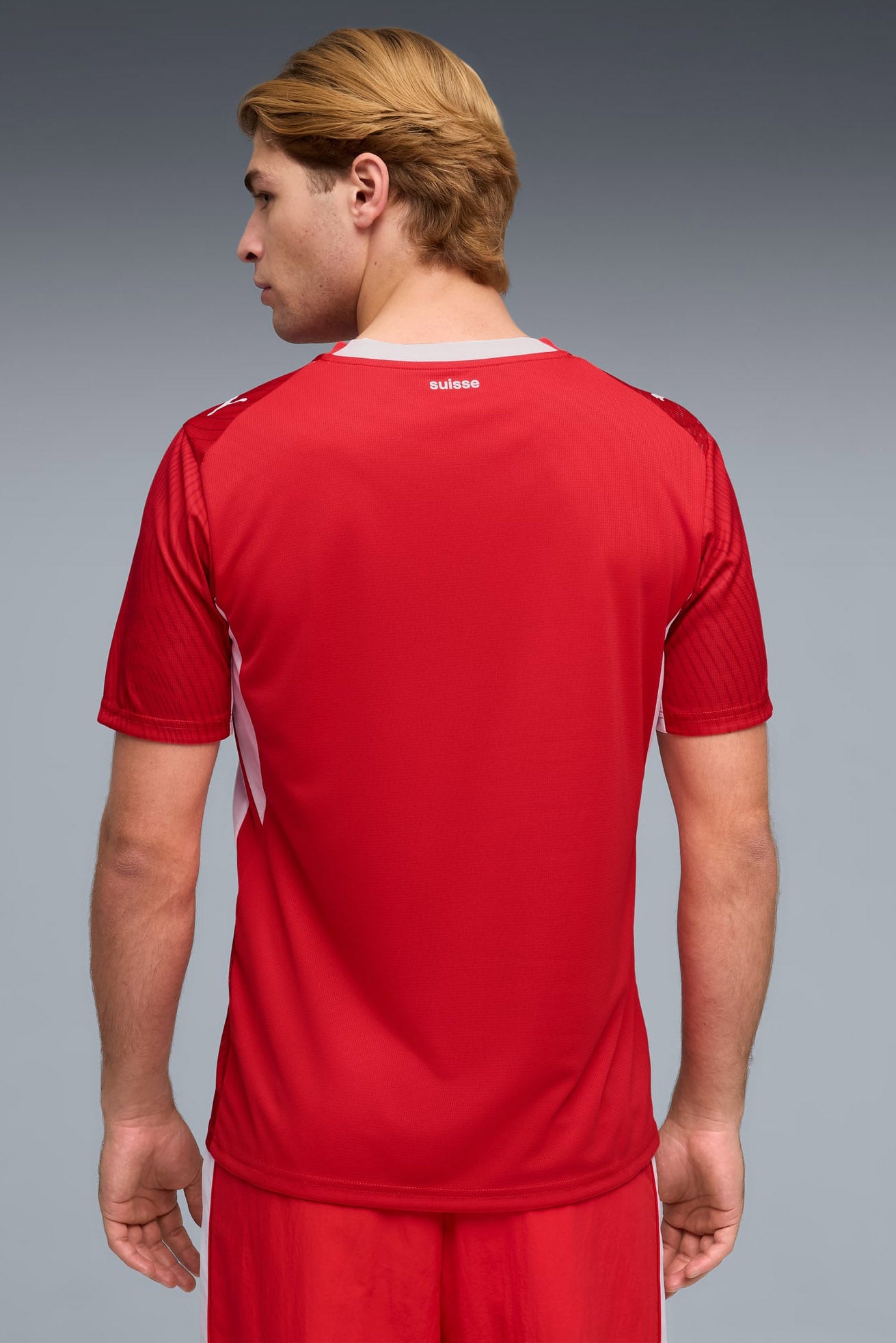 Schweiz Jersey T-Shirt - Red + White