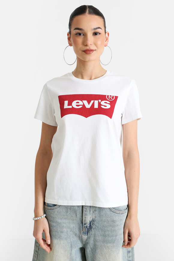 T-Shirt - Weiss + Rot