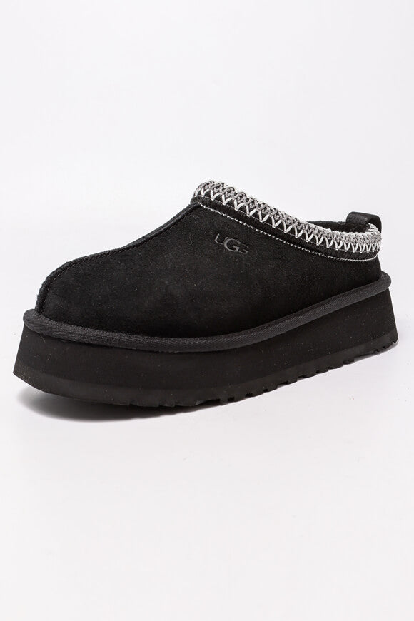 Tazz gefütterte Plateau Slipper - Black