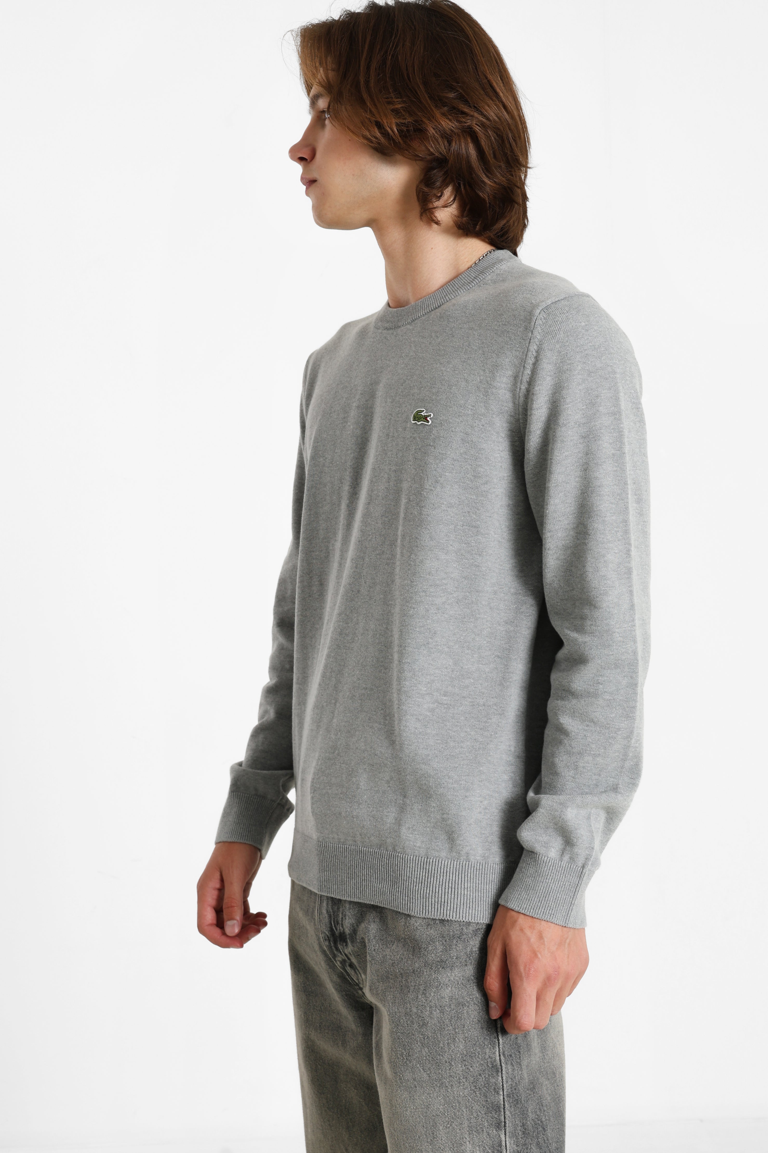 Maglione in maglia fine - Silver Chine