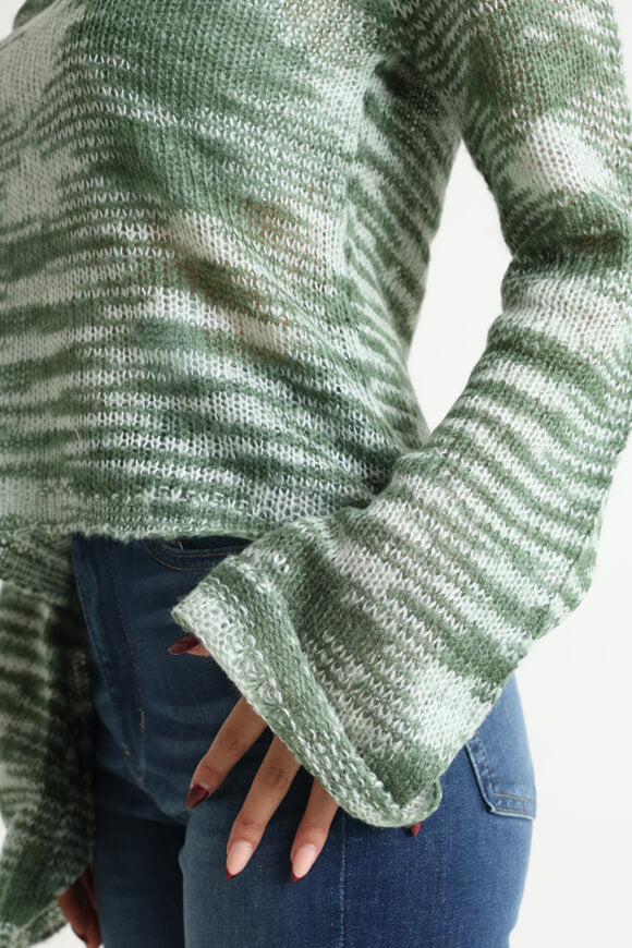 Maglia a maglia fine - verde