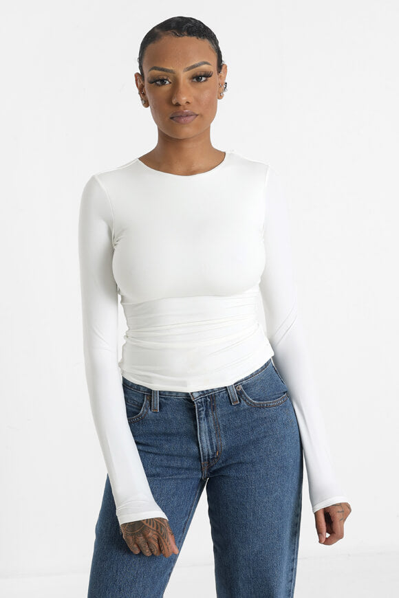 Langarmshirt - Offwhite