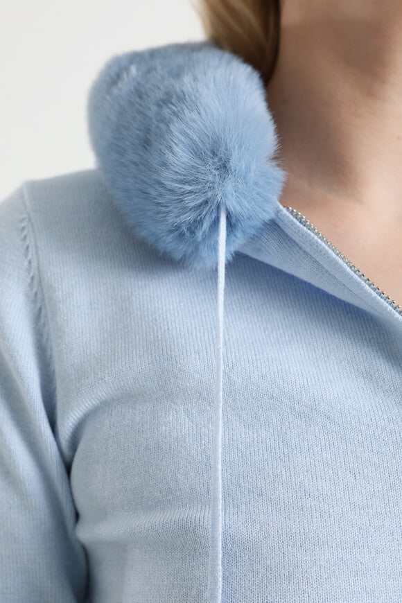 Crop cardigan - light blue