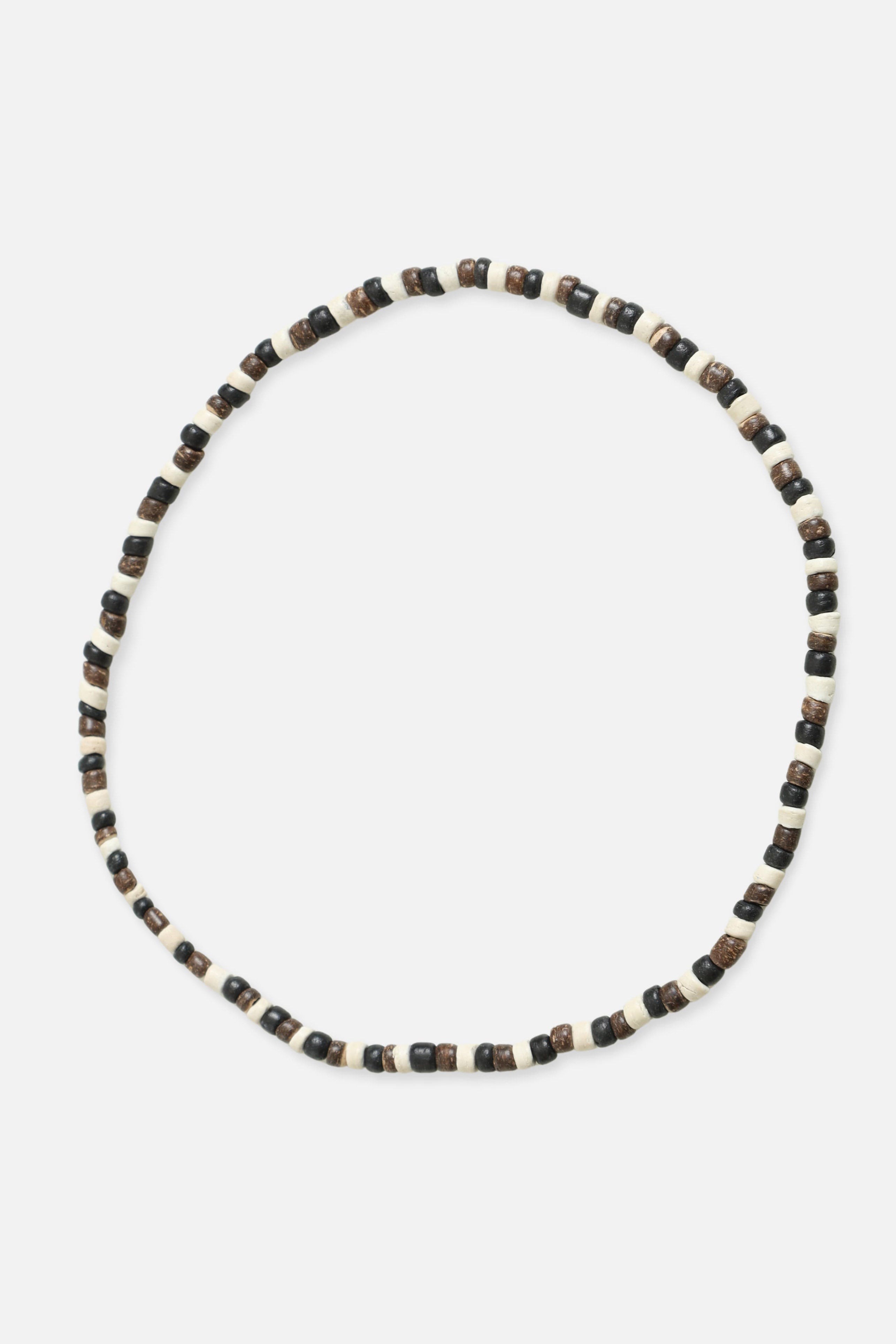 Halskette - Black + Brown + Light Beige