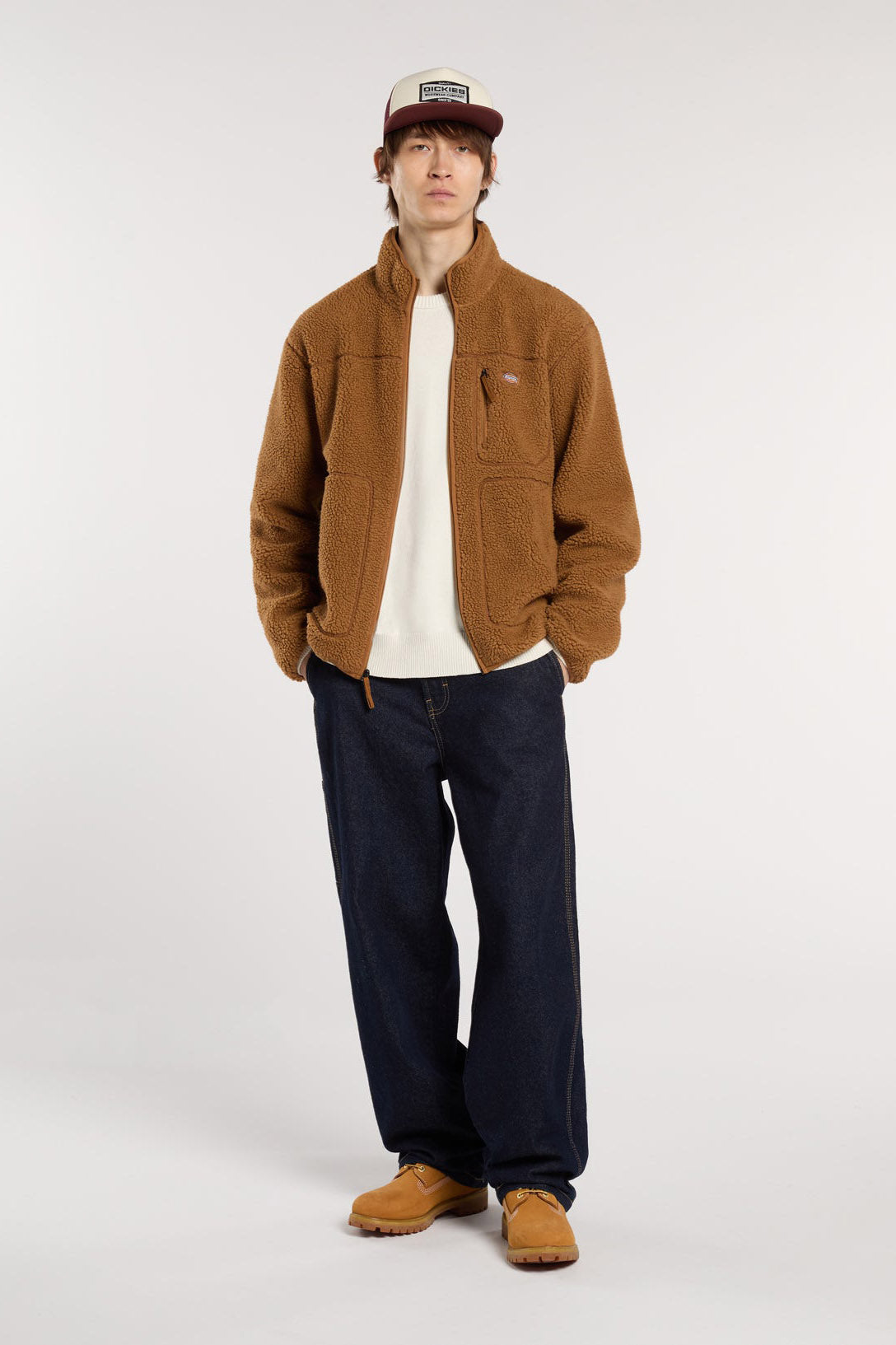 Mount Hope Fleecejacke - Brown Duck