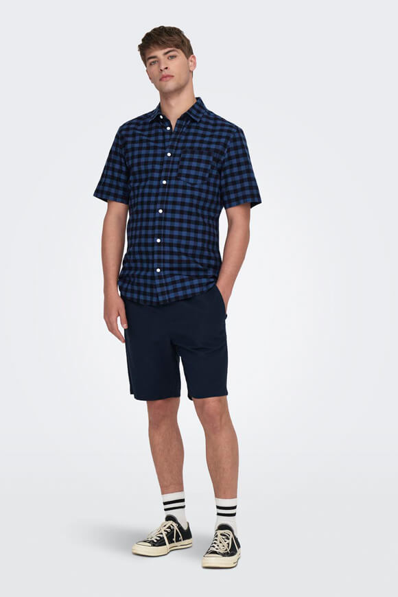 ONSLINUS short en lin - Dark Navy