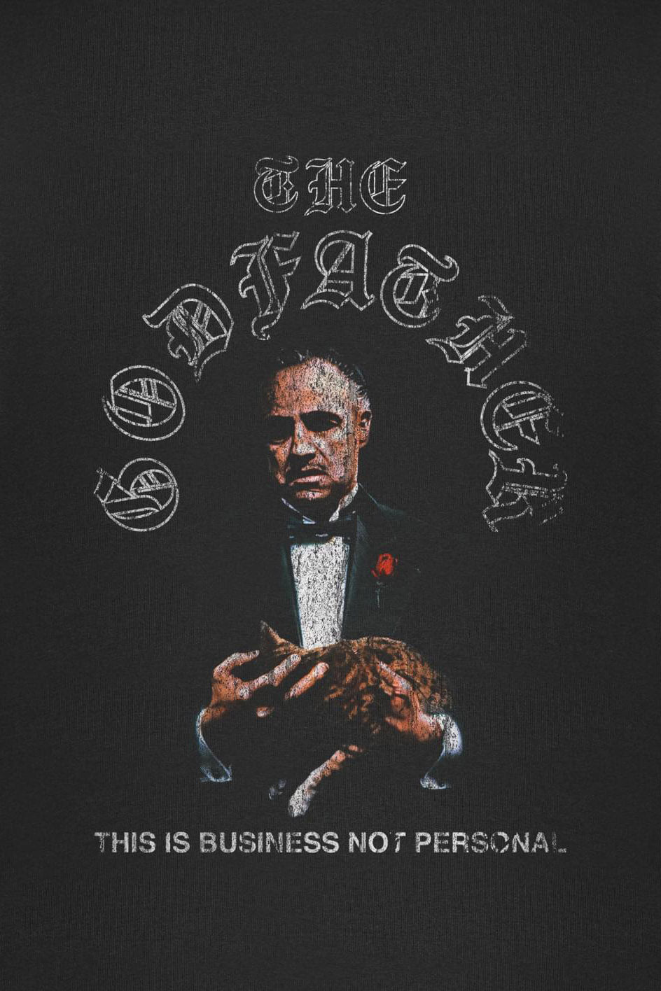 The Godfather Not Personal Oversize T-Shirt - Black