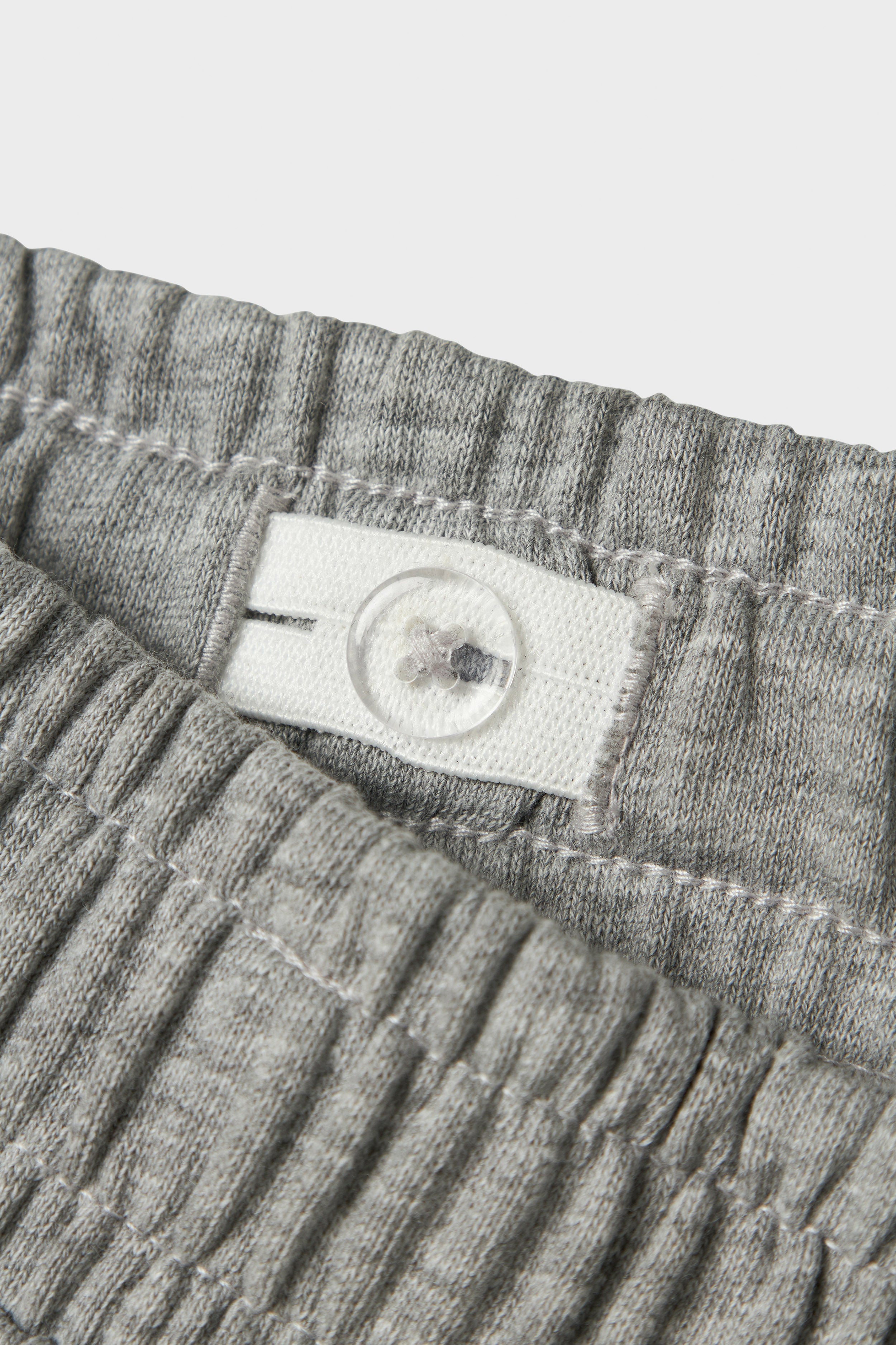 NKNCYBER sweat shorts - Grey Melange