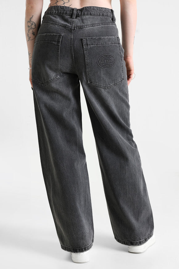 Baggy Jeans - Used Schwarz