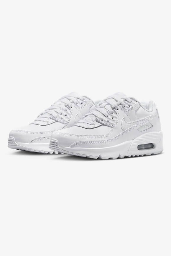 Air Max 90 Sneaker - White + Metallic Silver