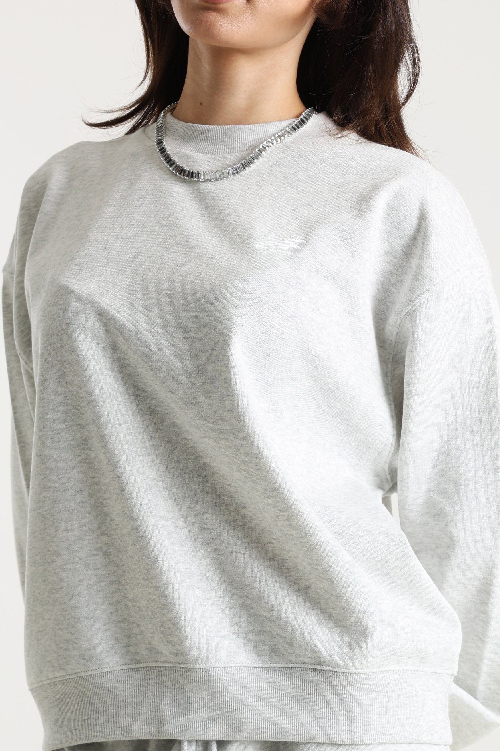 Sport Essentials French Terry Oversize Sweatshirt - Ash Heather